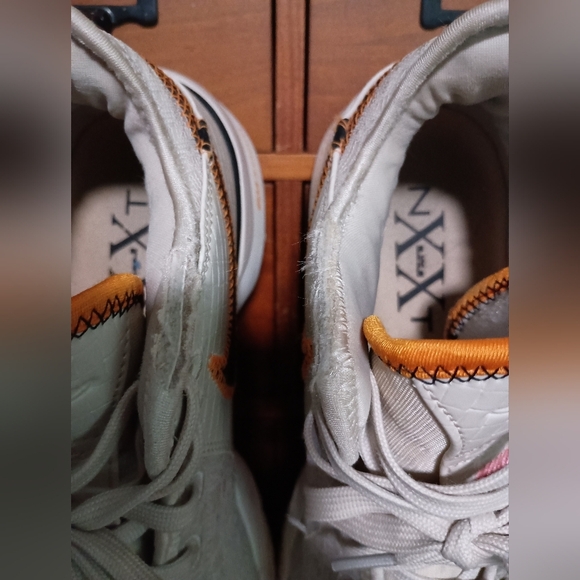 Nike Zoom LeBron James NXXT Sneakers with Pink and Orange Accents_8.5 - Picture 7 of 11